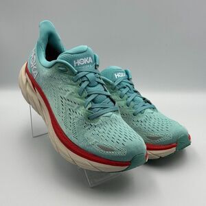 Hoka One One Clifton 8 Shoes Womens Size 9 Running Cushioned Mesh Lightweight